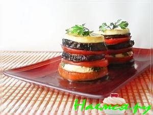 Баклажановые "небоскребы"