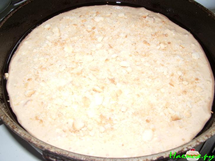 Тортик с шоколадом и клубничкой