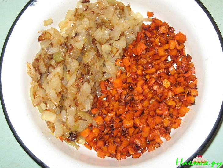 Салат зимний с фасолью и грибами