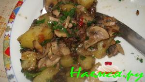 Философское блюдо - грибы да картоха!