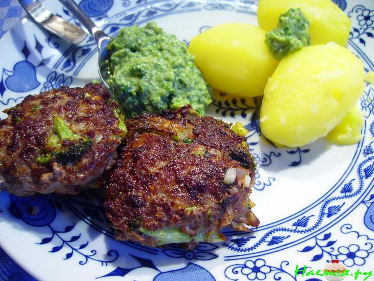Котлеты с брокколи