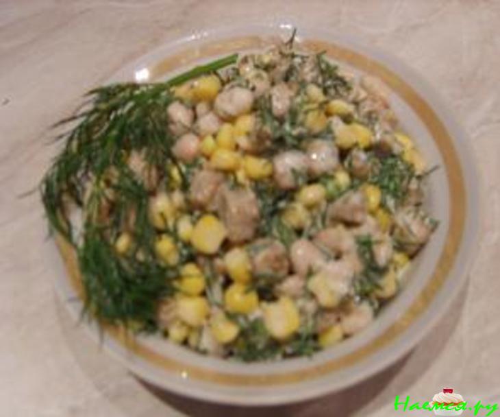 Салат с кириешками Салат с кириешками