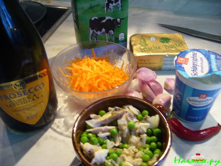 Пикантная скумбрия под соусом с шампанским