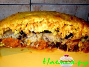 Рыбный 'торт' с черносливом