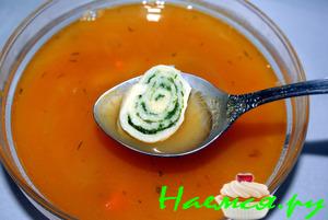 Суп со штрулями