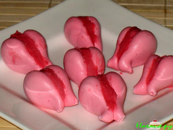 Безе-сердечки