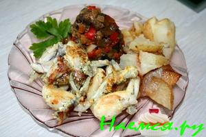 Лягушачьи лапки с сыром Пармезан