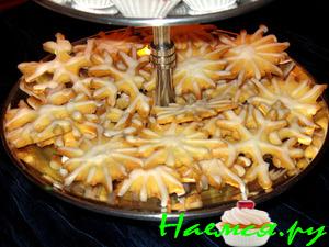 Песочно-миндальное печенье "Снежинки"