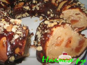 Кекс с грушевым варением