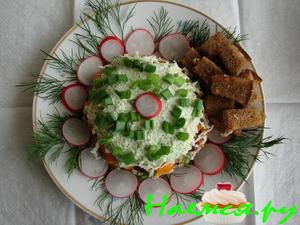 Салат "Мясной с фасолью"