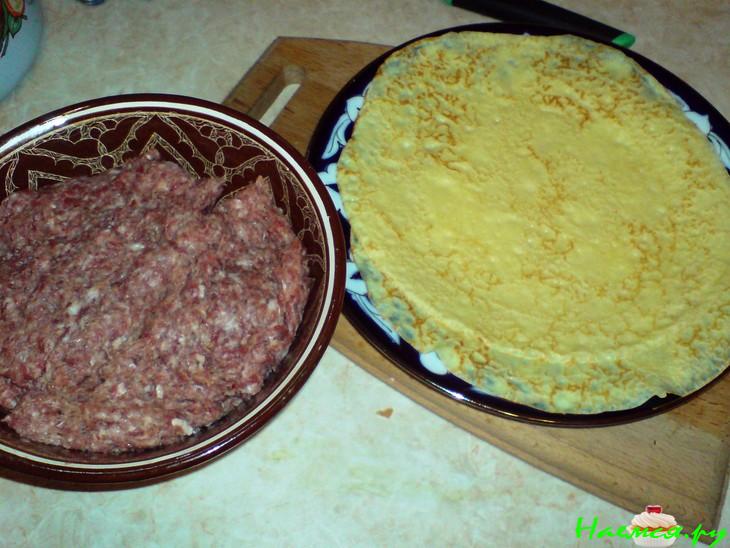 Похлебка ярославская с блинчиками по-волховски