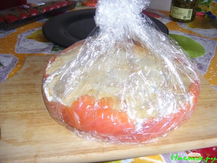 Завтрак из лосося