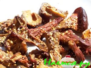 Закуска из грибов к пиву