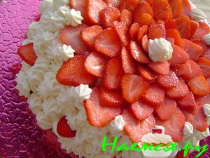 Торт Тирамису с клубникой