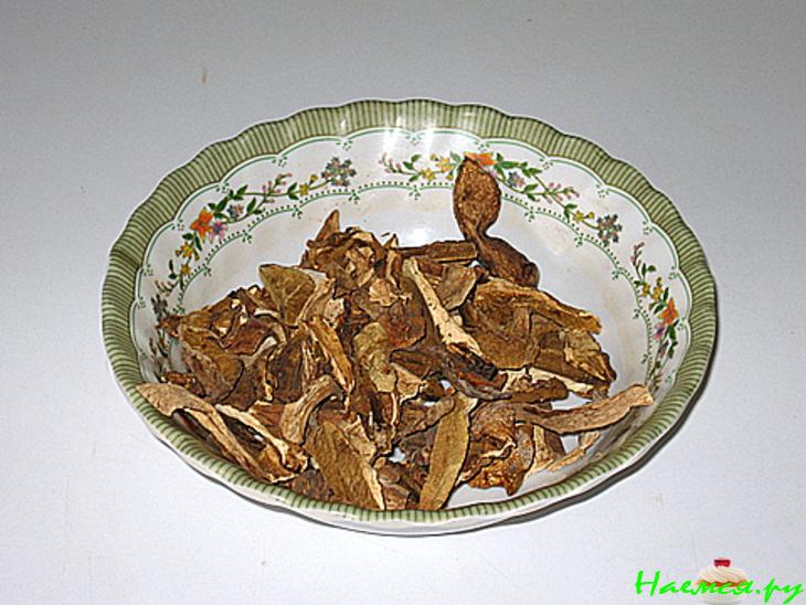 Суп из сухих белых грибов