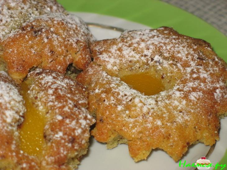 Кексы с персиками