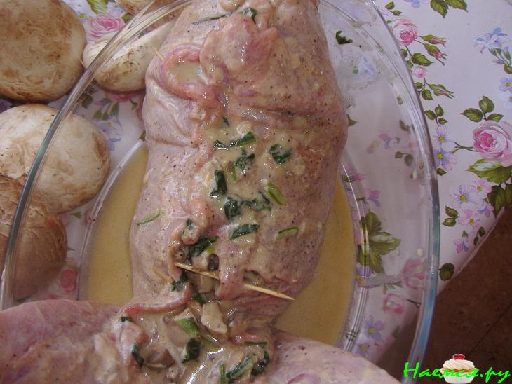 Кролик фаршированный