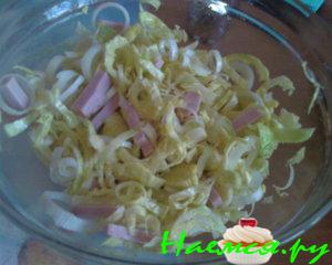 Салат с брюссельской капустой