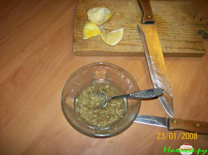 Скумбрия в маринаде гриль