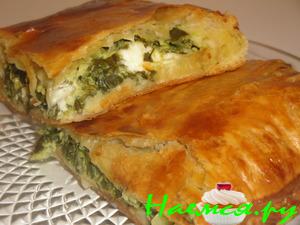 "Спанокопита" /вкусный пирог со шпинатом/