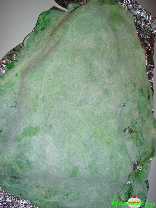 Торт бисквитный 'Новогодний' с маршмелоу 