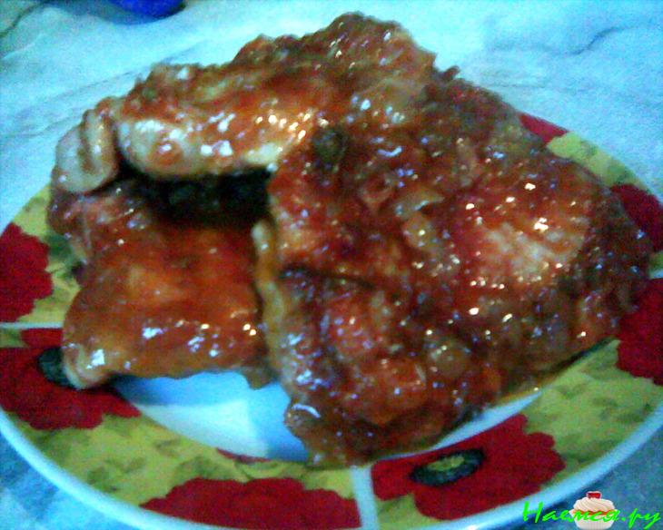 Бедрышки в пикантном соусе