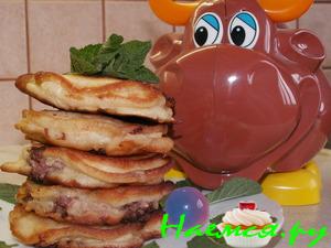 Ленивые беляши "Весёлая компания" (или оладушки с припёком)