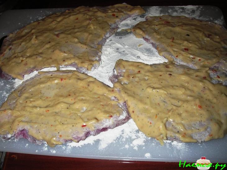 Отбивные в гранатовом соке с сырной корочкой