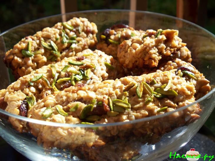 Печенье из овсянки с семечками и имбирём Печенье из овсянки с семечками и имбирём