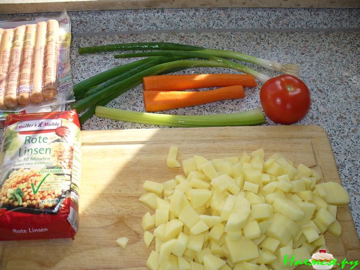 Чечевичный суп (мой вариант)