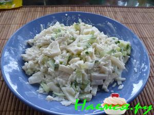 Салат с кальмарами именно в Пост Салат с кальмарами именно в Пост