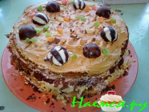 Торт "Валентинка" бисквитный