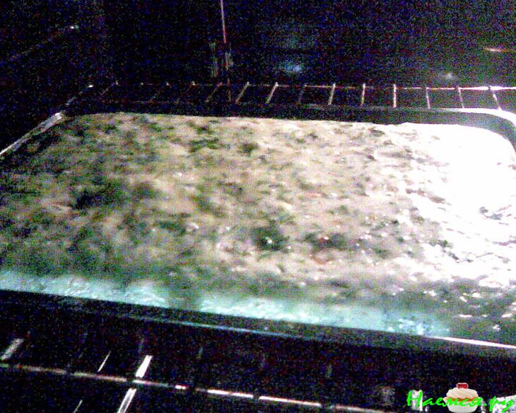 Легкий пирог - запеканка с капустой, шампиньонами и куриным мясом Легкий пирог - запеканка с капустой, шампиньонами и куриным мясом