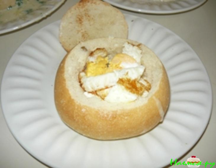 Завтрак в домике (Булочка с сюрпризом)