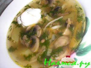 Грибной суп "После дождичка в четверг"