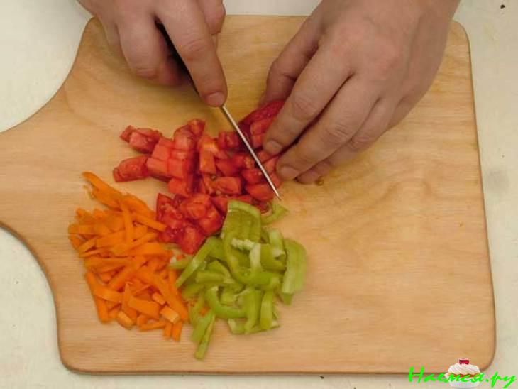 Рыба, тушенная в овощном маринаде