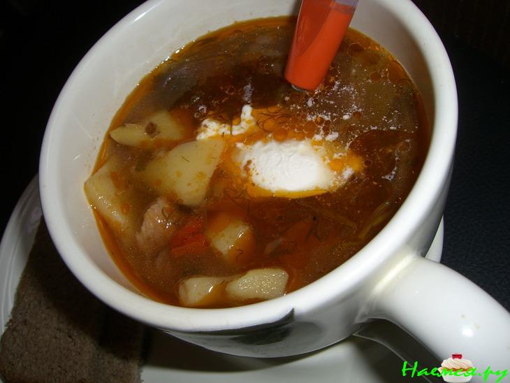 Суп со свининой "За уши не оттащить!!!"