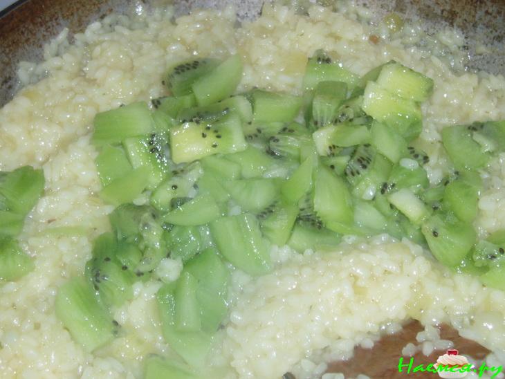 Ризотто с киви