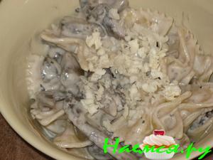 Грибной соус к пасте