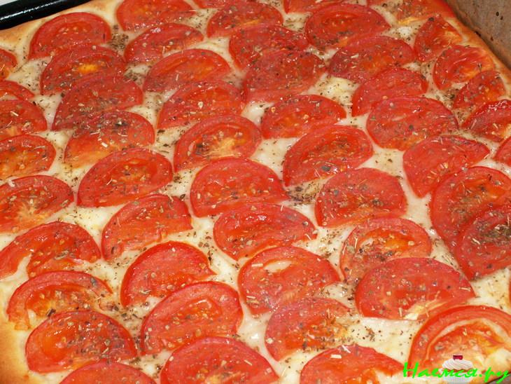 Фокачча со свежими томатами Фокачча со свежими томатами