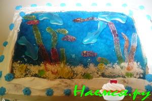 Торт "Аквариум"