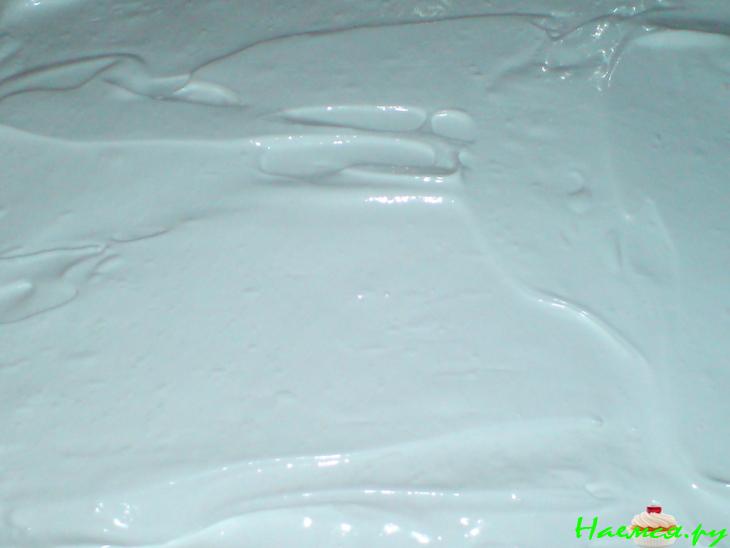 Яблочно-вишнёвый пирог под безе