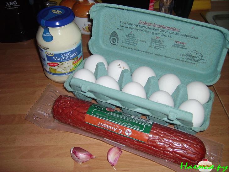 Блинный салат