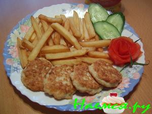 Нежные куриные котлетки