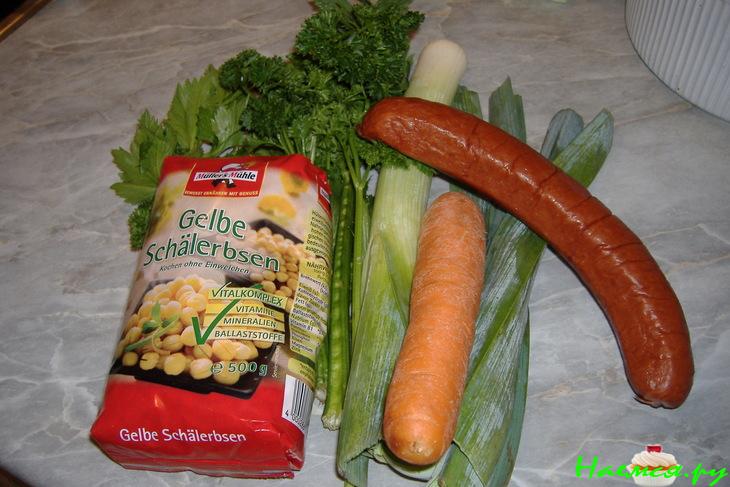 Густой гороховый суп (eintopf)