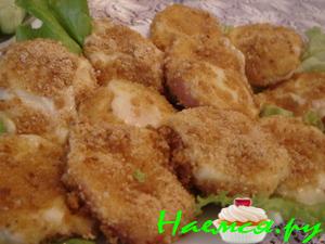 Закусочные "бутерброды" в панировке