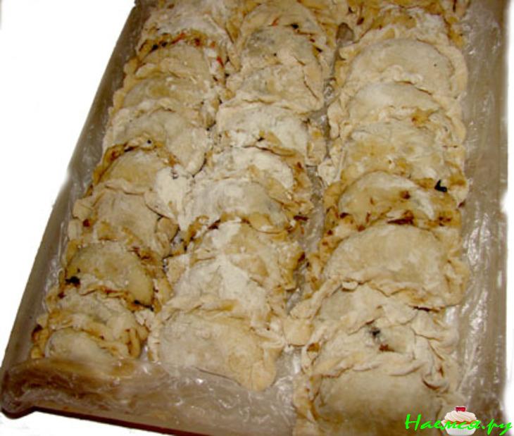 Настоящие грибные пельмени