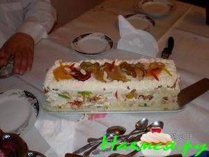 Бисквитный торт "Фруктовая фантазия"