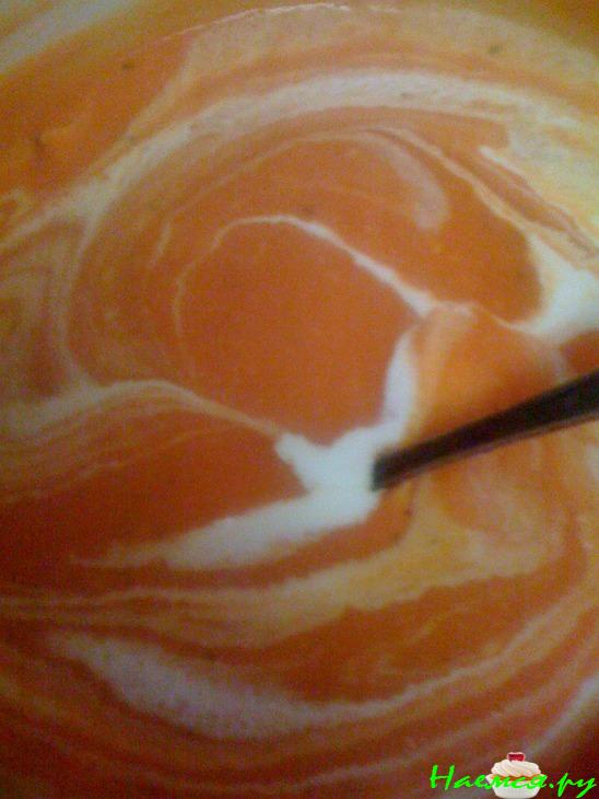 Крем-суп из тыквы с сыром