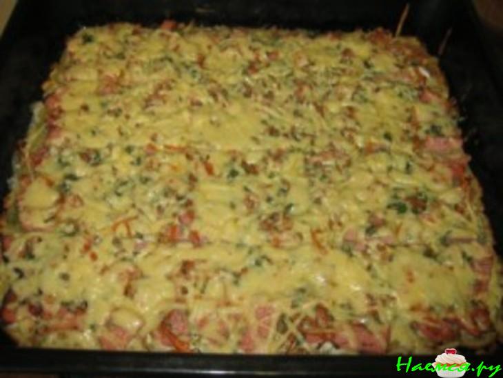 Большая блинчатая пицца